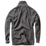 Relwen Dark Grey Pique Trap Blazer