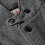 Relwen Dark Grey Pique Trap Blazer