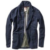 Relwen Navy Pique Trap Blazer