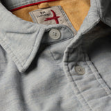 Relwen Cloud Blue Sueded Pile Utility Workshirt