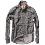 Relwen Steel / Grey Micro-Wale Utility Workshirt