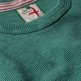 Relwen Bottle Green Bi-Waffle Crew