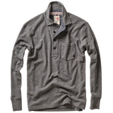 Relwen Charcoal Stripe Mariner Polo