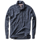 Relwen Navy Stripe Mariner Polo
