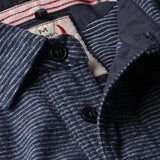 Relwen Navy Stripe Mariner Polo