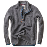 Relwen Lt Charcoal Wooly Shag Snap-Zip Jacket