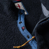Relwen Midnight Wooly Shag Snap-Zip Jacket