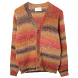 Far Afield "Buckley" Red Melange Cardigan Sweater