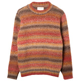 Far Afield "Dieter" Red Melange Crewneck Sweater