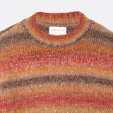 Far Afield "Dieter" Red Melange Crewneck Sweater