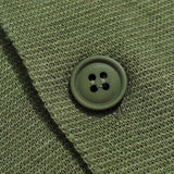 Moss Cotton "Station" Knit Jacket by Far Afield