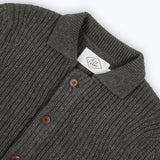 Alex Crane Charcoal "Kite" Knit Jacket