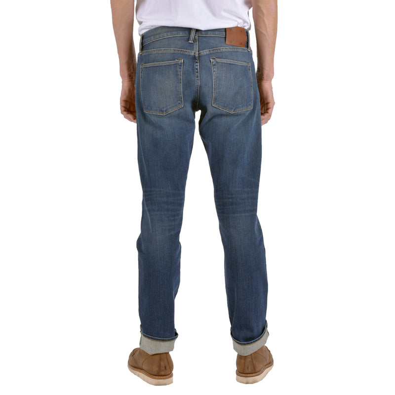 The "Hammer" Straight Leg  - 10.5 oz Selvedge Denim "Rain" Wash by Hiroshi Kato