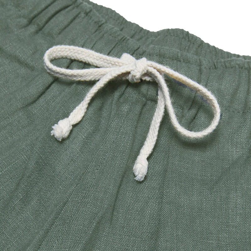 Jade "Bo" French Linen Shorts by Alex Crane