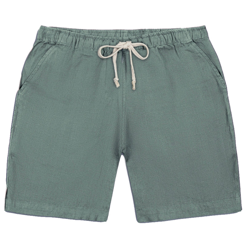 Jade "Bo" French Linen Shorts by Alex Crane