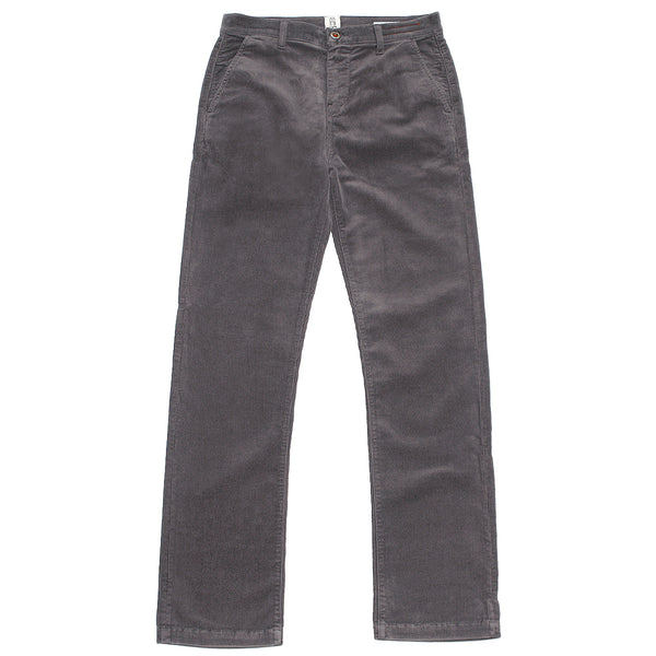 The "Pipe" 16W Anchor Grey Stretch Cord Chino by Hiroshi Kato