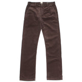 The "Pipe" 16W Carob Stretch Cord Chino by Hiroshi Kato