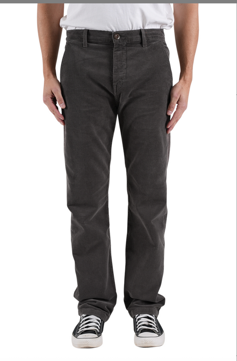 The "Pipe" 16W Anchor Grey Stretch Cord Chino by Hiroshi Kato