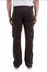 The "Pipe" 16W Carob Stretch Cord Chino by Hiroshi Kato