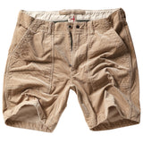 Buff Khaki Cord Supply Short by Relwen - 7.5"