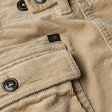 Buff Khaki Cord Supply Short by Relwen - 7.5"