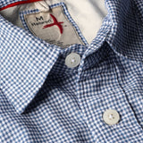 Relwen White / Blue Deco Check Utility Shirt