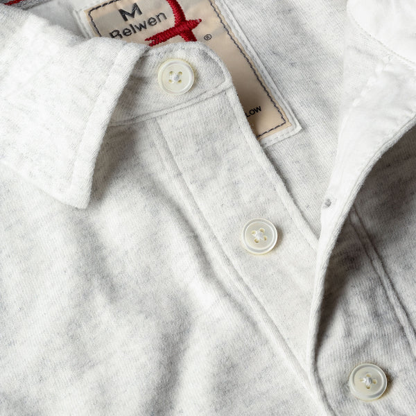Relwen Stone Heather Ringspun Polo