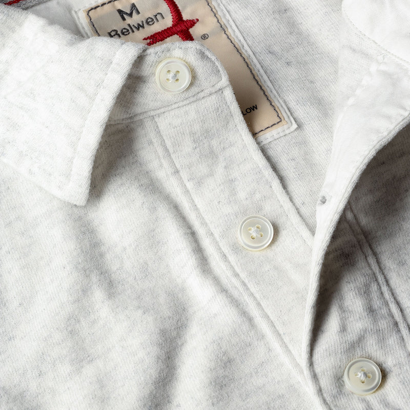 Relwen Stone Heather Ringspun Polo