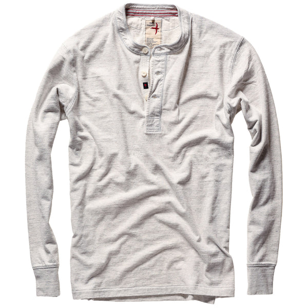 Relwen Stone Ringspun L/S Henley
