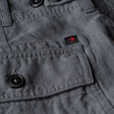 Dark Smoke Cotton / Linen Supply Pant by Relwen
