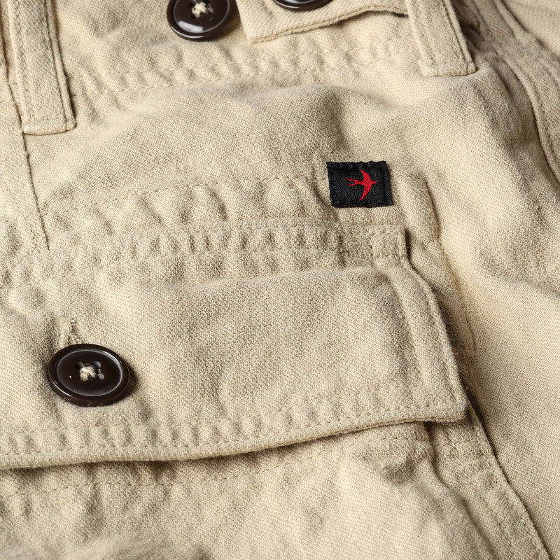 Lt Khaki Cotton / Linen Supply Pant by Relwen