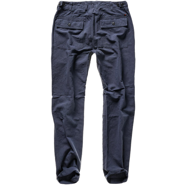 Relwen Navy Cotton / Linen Supply Pant