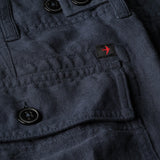 Navy Cotton / Linen Supply Pant by Relwen