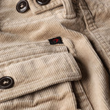 Relwen Buff Khaki Cord Supply Short - 7.5"