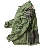Lawn Green Cotton / Linen Tropical Trap Blazer by Relwen