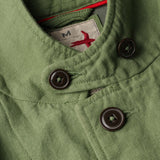 Lawn Green Cotton / Linen Tropical Trap Blazer by Relwen