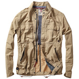 Desert Khaki Sailcloth Tanker Jacket by Relwen