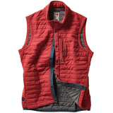 Cardinal Red Windzip vest by Relwen