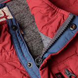 Cardinal Red Windzip vest by Relwen