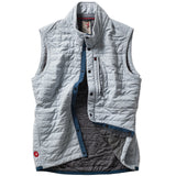 Ghost Grey Windzip Vest by Relwen