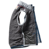 Ghost Grey Windzip Vest by Relwen