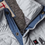 Ghost Grey Windzip Vest by Relwen