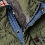 Olive Windzip Vest by Relwen
