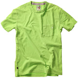 Relwen Lime Ringspun Pocket Tee
