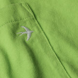 Relwen Lime Ringspun Pocket Tee