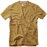 Gold / Black Dbl Feedstripe Pocket Tee by Relwen