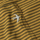 Gold / Black Dbl Feedstripe Pocket Tee by Relwen