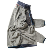 Navy Fleck Micropile Half-Zip by Relwen