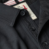 Black L/S Vintage Pique Polo by Relwen