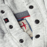 Bone Heather French Loom Hoodie by Relwen